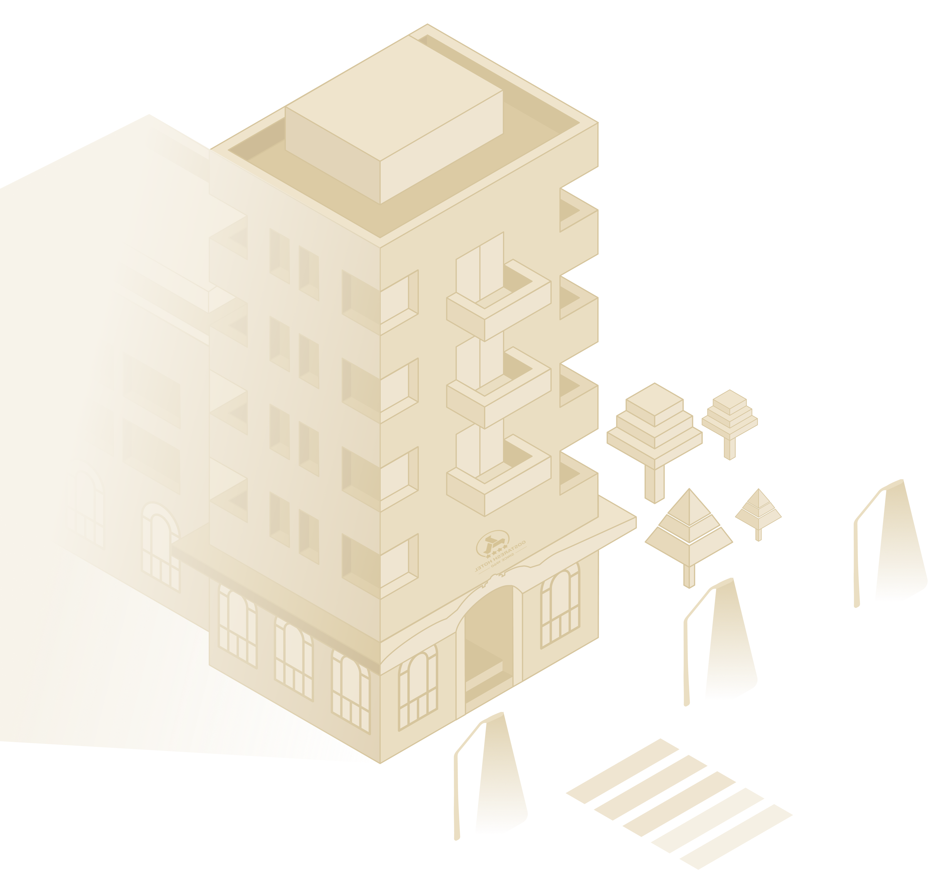 Gostaresh Hotel map